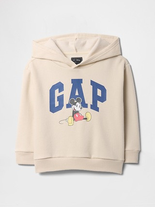 babyGap | Disney Mickey Mouse Relaxed Logo Hoodie | Gap Factory