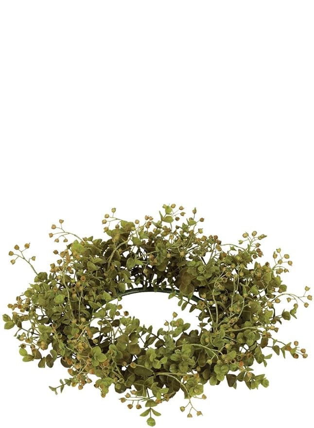 Sullivans 12" Artificial Eucalyptus Table Wreath | Amazon (US)