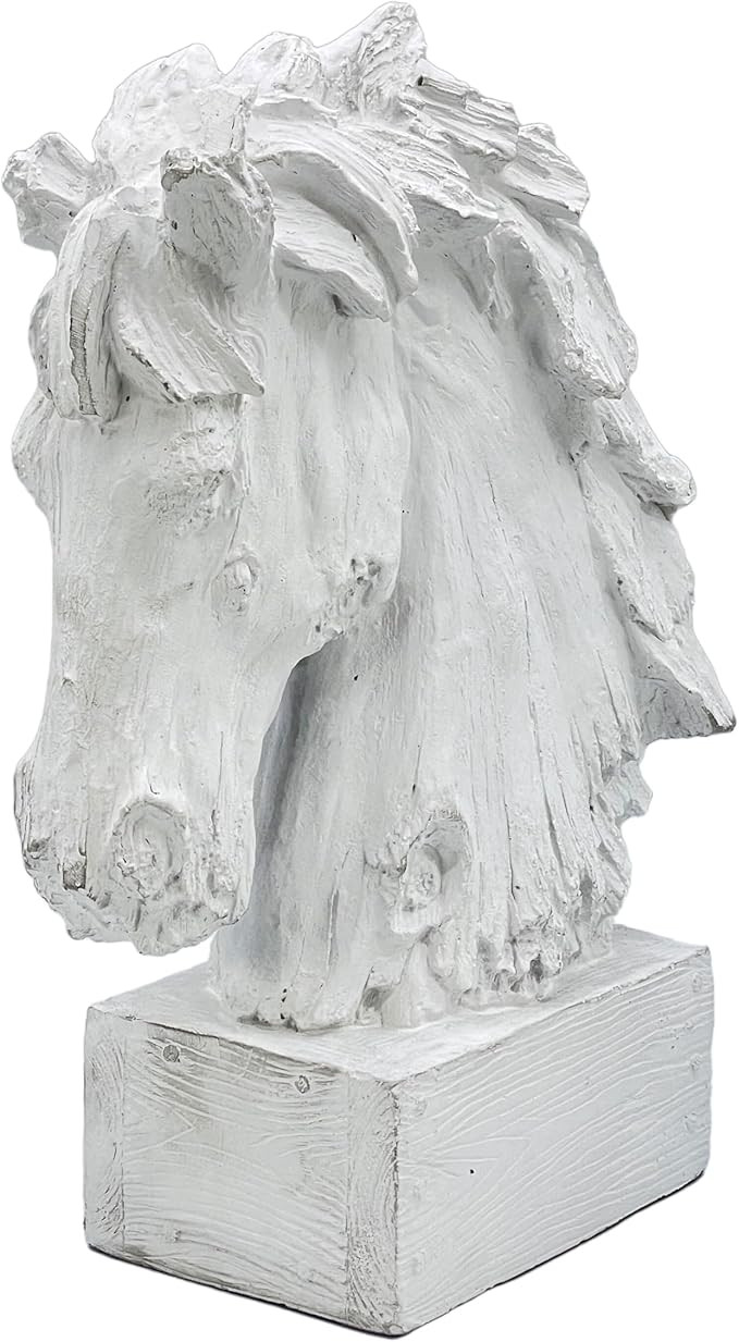 Galt International 18" Horsehead Resin Wood-Look Tabletop Sculpture Mantle Entryway Table Foyer H... | Amazon (US)