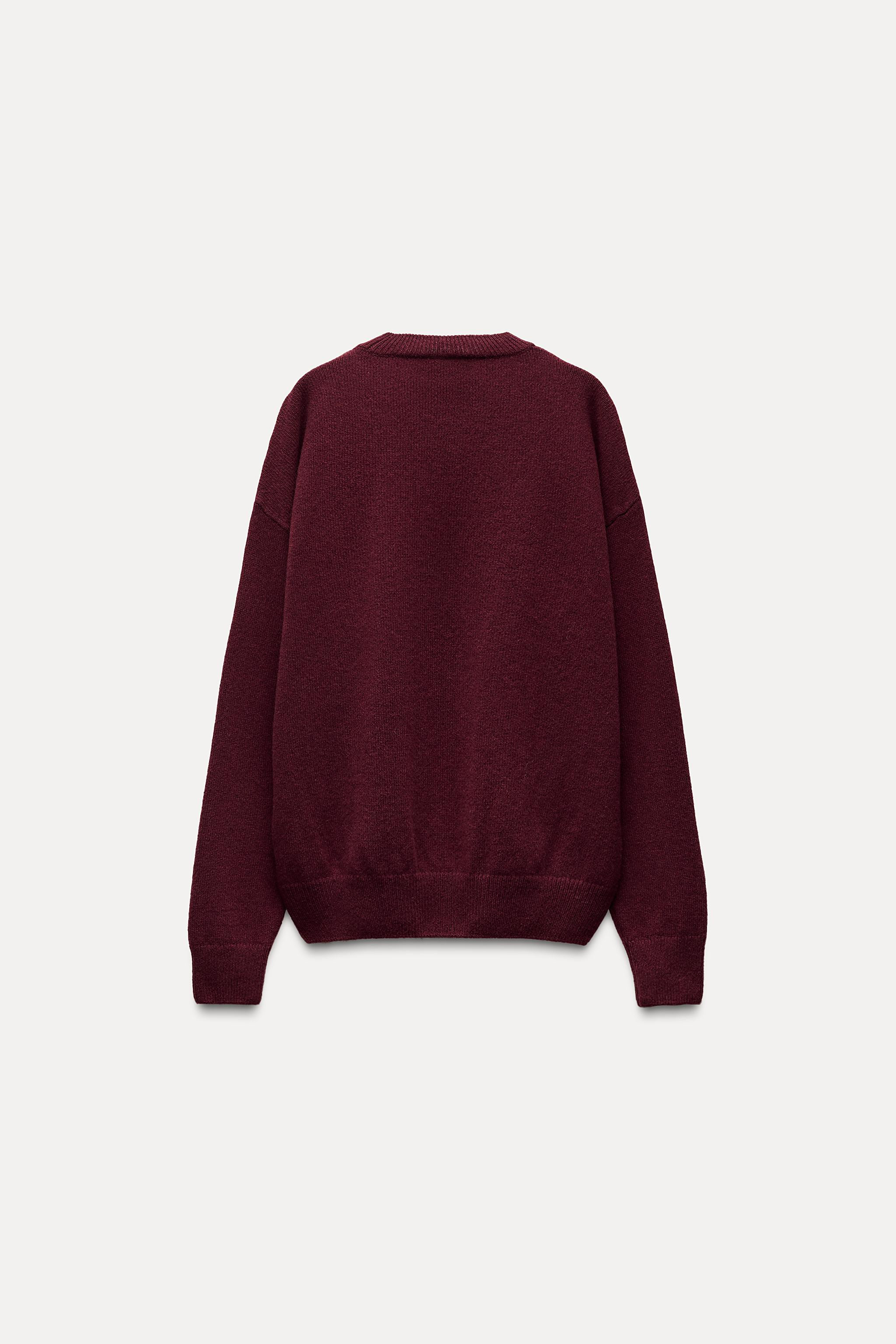 MAGLIA A TINTA UNITA CON CASHMERE E LANA | Zara US