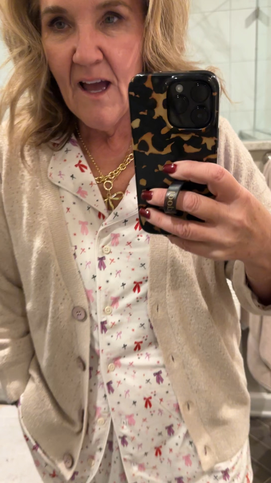 Barefoot dreams daily deal! This pointelle cardigan for $40! 
