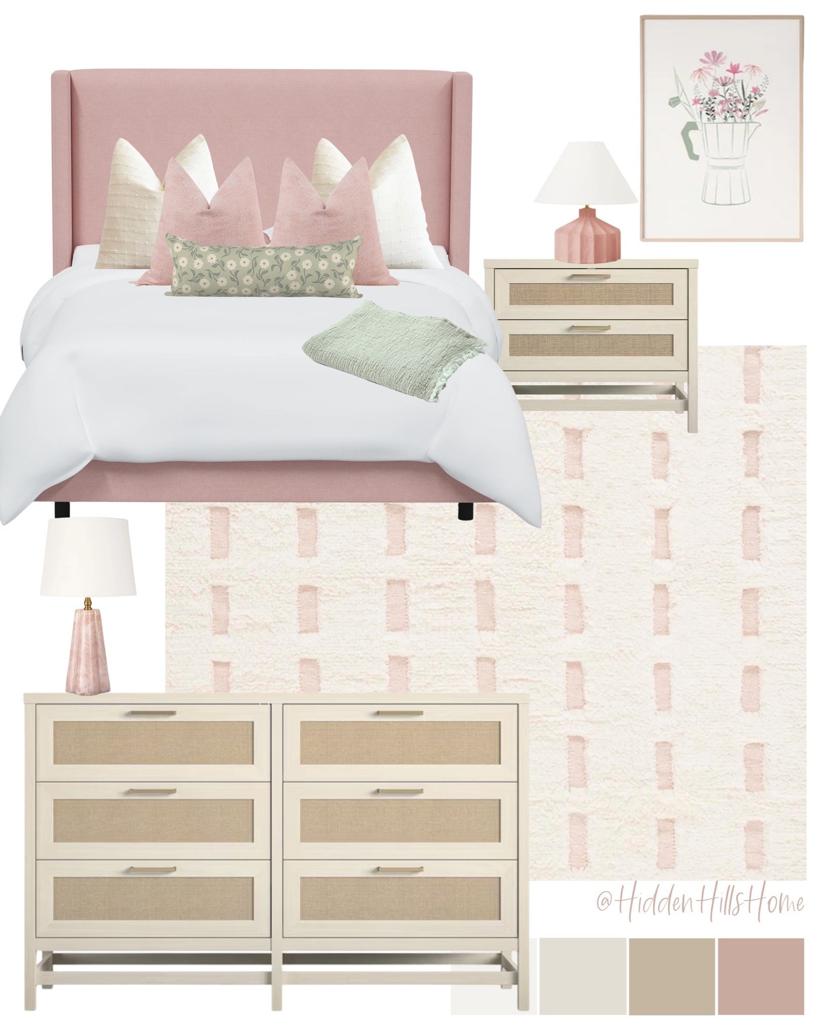 Girls bedroom, girls room decor ideas, girls bedroom mood board, teen girls room Inspo, pink and green girls bedroom #girlsroom

#LTKHome #LTKSaleAlert #LTKKids