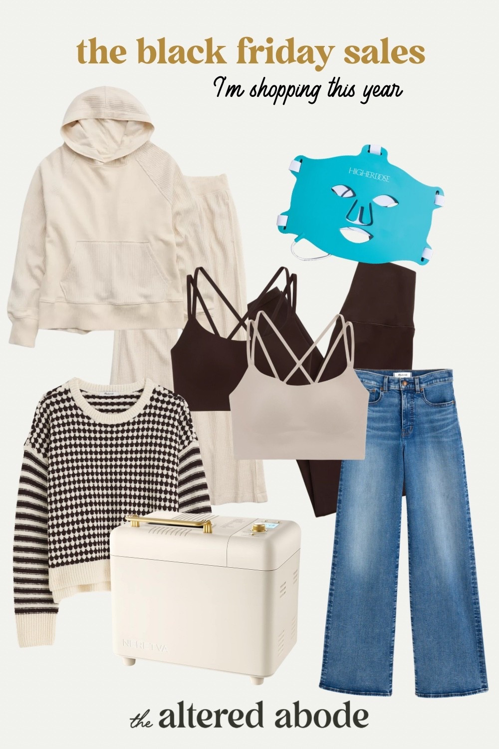 The Black Friday Sales I’m shopping this year…

I’ve had my eye on this red light mask and bread maker for so long so taking full advantage of the sales! Plus it’s the perfect time to stock up on sports bras and leggings from aerie and my favorite madewell jeans. 

#LTKSaleAlert #LTKCyberWeek