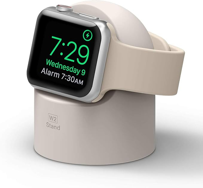elago W2 Charger Stand Compatible with Apple Watch Series 7/6/SE/5/4/3/2/1 (45mm, 44mm, 42mm, 41m... | Amazon (US)