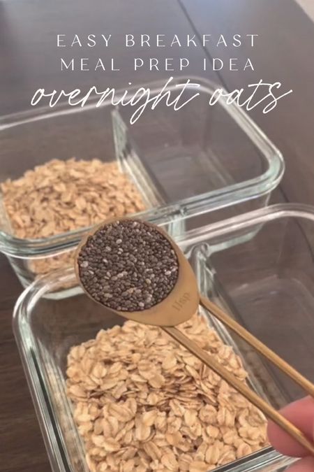 Find all of my overnight oat meal prep favorites in this post! Everything can be found on Amazon. I always get my food containers and meal prep items there. Everything is so affordable and great quality - I’ve been using these items for months and months. 

#LTKunder50 #LTKfamily #LTKhome
