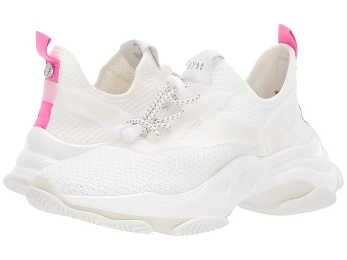 Steve Madden Myles Sneaker (White) Women's Shoes | Zappos