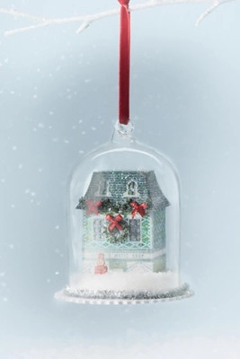 Emily Taylor x Anthropologie Light-Up Holiday House Ornament | Anthropologie (US)