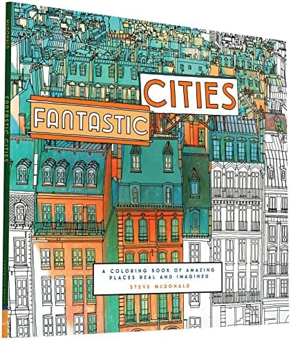 Fantastic Cities: A Coloring Book of Amazing Places Real and Imagined (Adult Coloring Books, City... | Amazon (US)