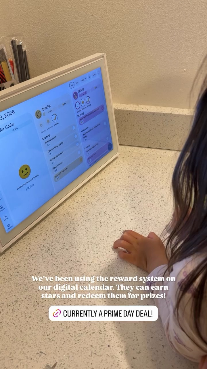 CURRENTLY ON AMAZON PRIME DAY DEAL! We've been using the reward system on our digital calendar. They can earn stars and redeem them for prizes!

#LTKsummer #LTKhome #LTKsale