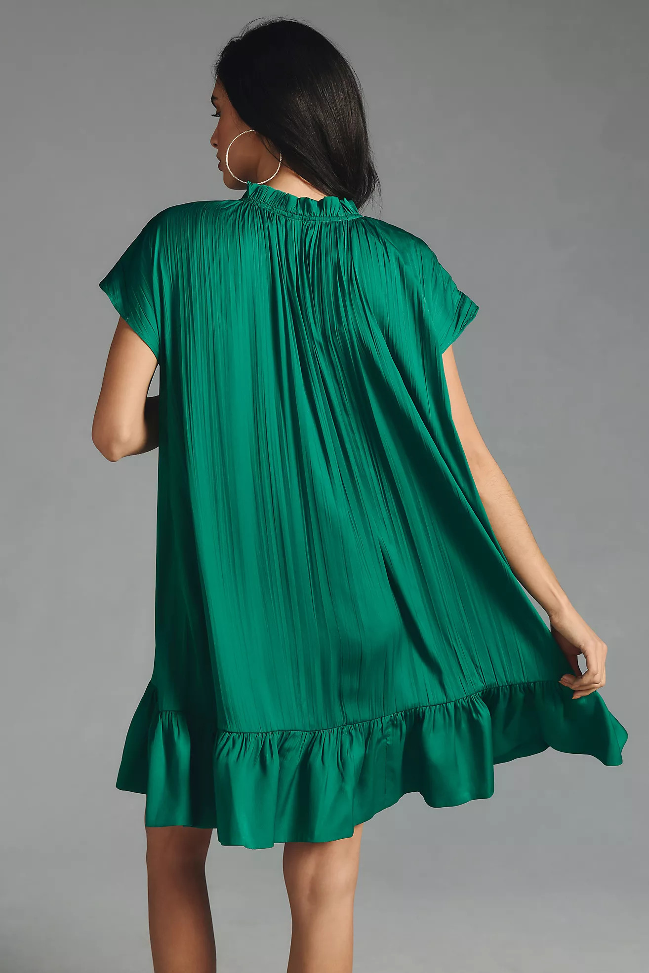 By Anthropologie Mock-Neck Swing Dress | Anthropologie (US)