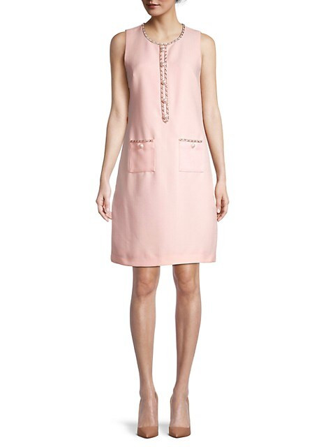 Tweed Embellished Sheath Dress | Saks Fifth Avenue OFF 5TH