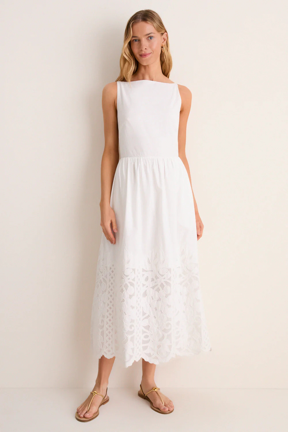 Corvina Embroidered Eyelet Manola Dress | Tuckernuck (US)