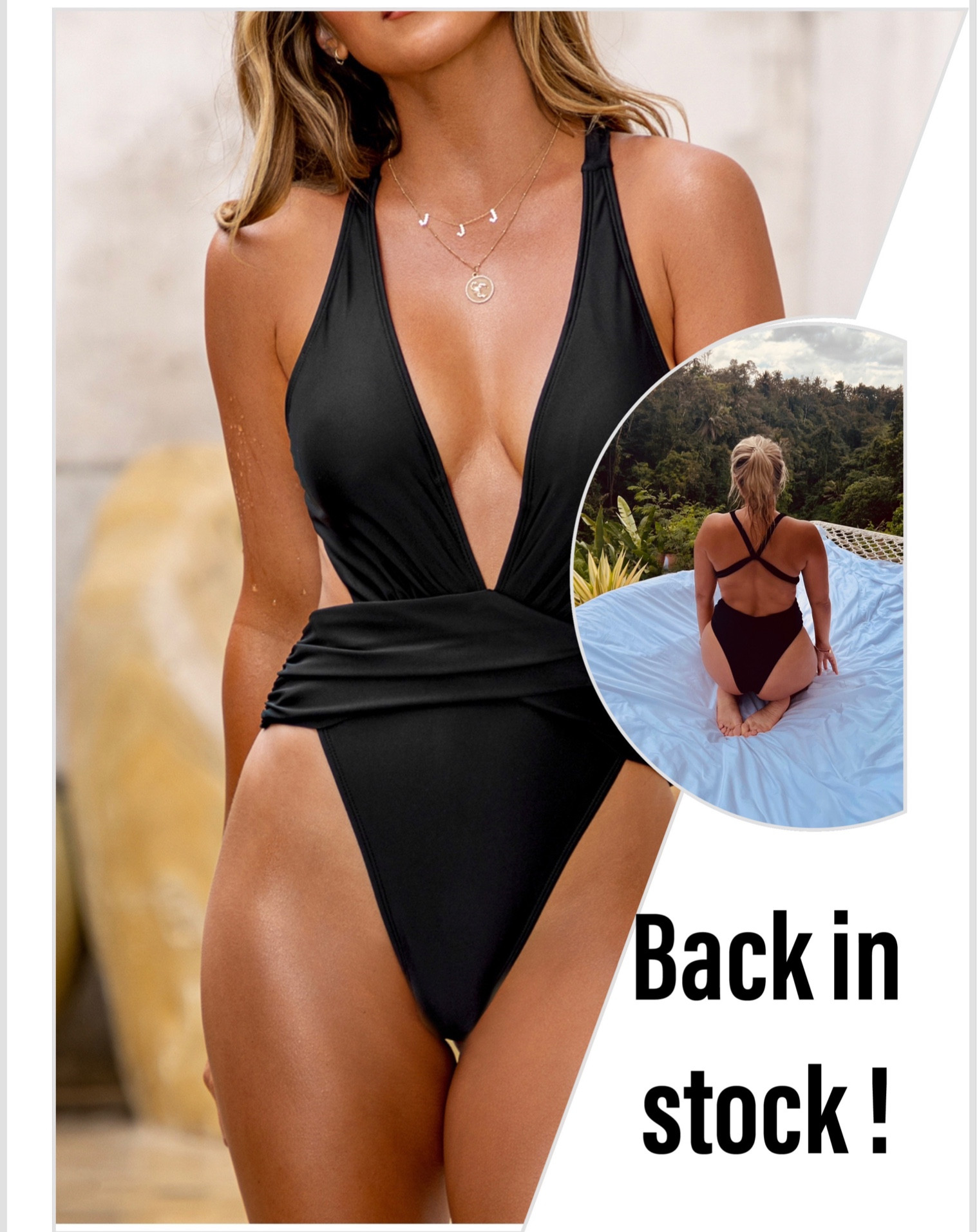 Always sold out ! Back in stock with other colors available as well. Most flattering fitting one piece. #tropicaltrip #vacation 

#LTKunder50 #LTKtravel #LTKcurves