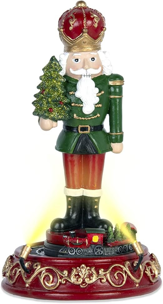 innodept12 Nutcracker Figure and Rolling Train Collectible - Christmas Figurine with LED Light an... | Amazon (CA)
