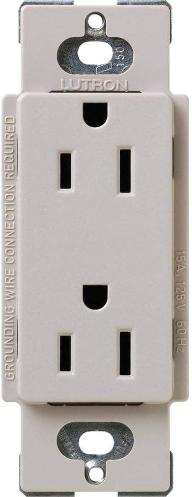 Lutron Claro 15 Amp Duplex Outlet, SCR-15-TP, Taupe | Amazon (US)