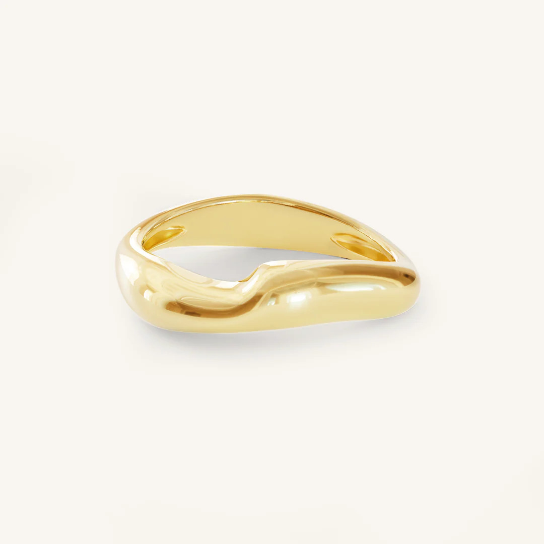 Organic Gold Ring | Francesca Jewellery | Francesca Jewellery