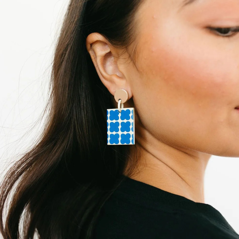 Blue Dot Dangles | Sunshine Tienda