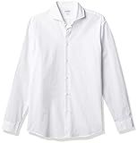 Isaac Mizrahi Boys' Long Sleeve Print Button Down Shirt, White, 16 | Amazon (US)