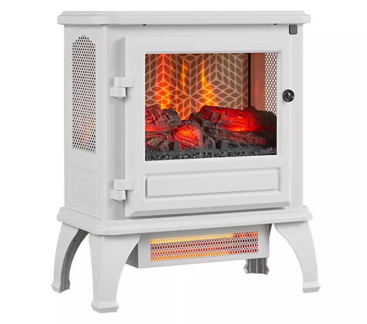 Duraflame Infrared 23" Stove Heater w/ Spectrafire 3D Color Flames - QVC.com | QVC