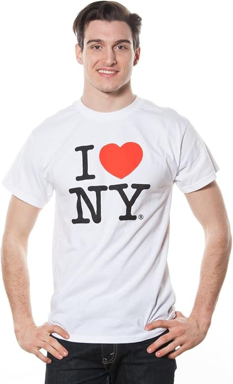 Amazon.com: MENS I LOVE NY SHORT SLEEVE T-SHIRT WHITE (Medium): Clothing | Amazon (US)