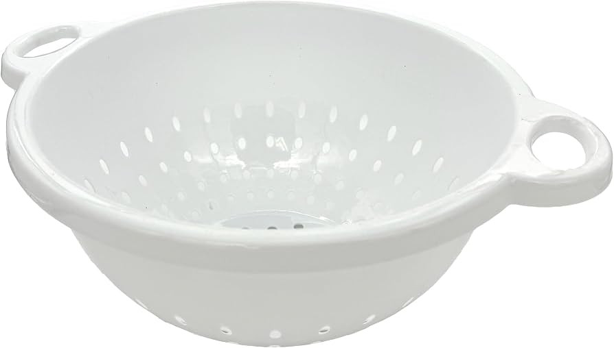 Rocky Mountain Goods White Plastic Colander Bowl with Handle - Deep 5 QT Strainer for Kitchen Veg... | Amazon (US)