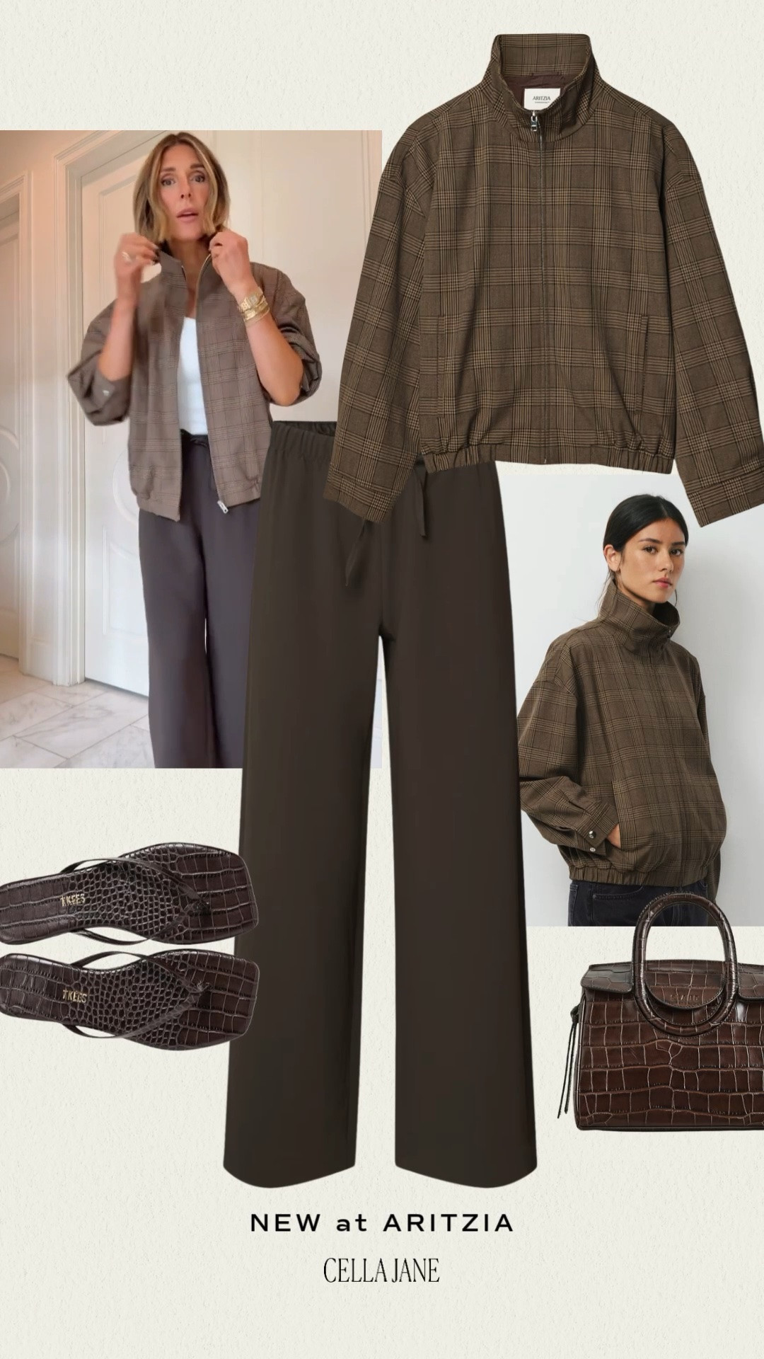 This Aritzia bomber jacket is too good! So great for fall and easy to style. I’m wearing size small in the jacket and small regular in the pants.  @Aritzia #aritziapartner

#LTKfall #LTKstyletip