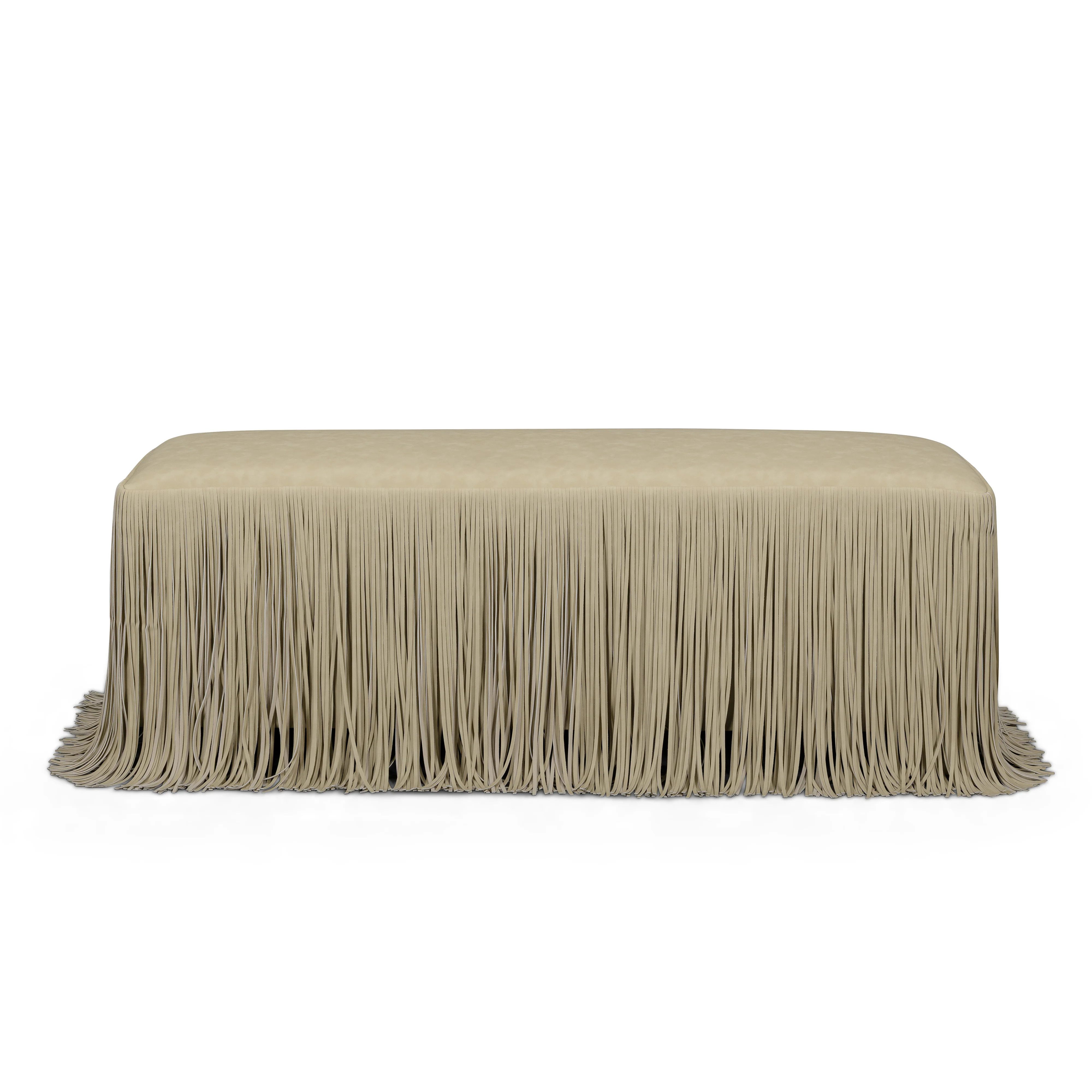 Shag Me 50" Performance Vegan Leather Bench | TOV Furniture