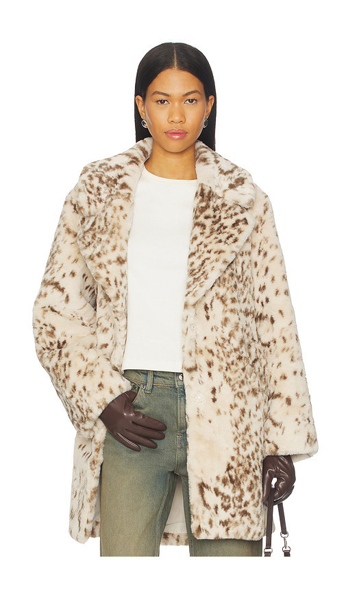LAMARQUE Linnea Faux Fur Coat in Beige. Taglia S. Also in M. | Revolve Clothing (Global)