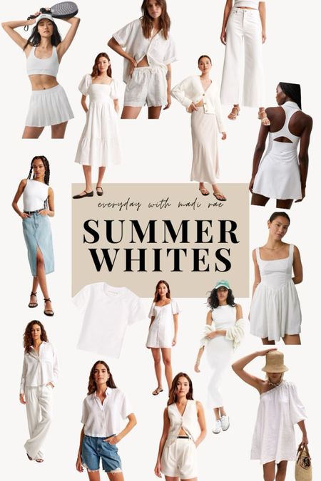 Summer whites! 

#LTKSeasonal