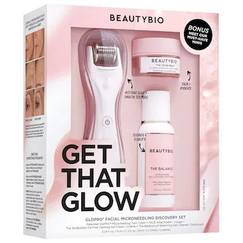 BeautyBioGet That Glow - GloPRO® Facial Microneedling Discovery Set | Sephora (CA)