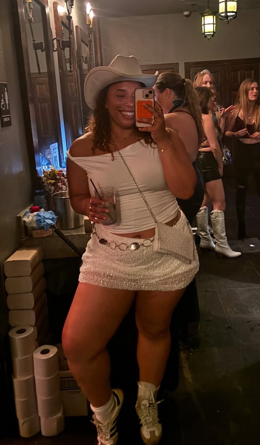 wearing a size xl in my top and bottom !!🤍✨🫶

#LTKU #LTKWedding #LTKStyleTip