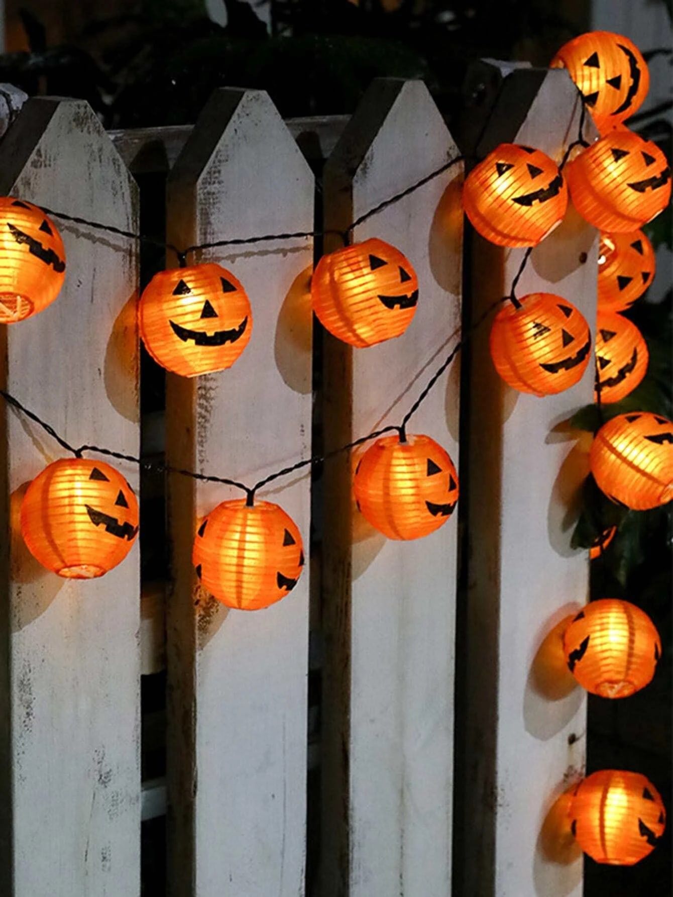 1pc Halloween String Light With 10pcs Pumpkin Shaped Bulb | SHEIN