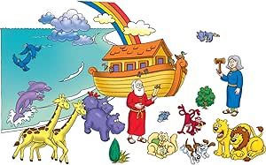 Little Folk Visuals Beginners Bible: Noah's Ark Felt Learning Toy Set, Precut Felt Board Figures ... | Amazon (US)
