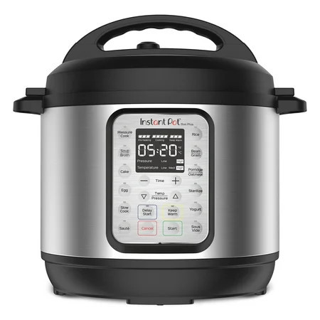Instant Pot 6Qt Duo Plus 9-in-1 Multicooker, Pressure Cooker, Slow Cook, Rice Maker, Steamer, Sauté, Yogurt, Warmer & Sterilizer, Stainless Steel, 6 Quarts | Walmart (US)