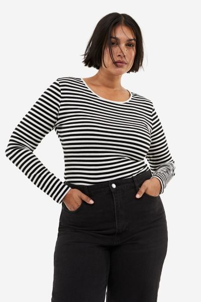 Long-sleeved Jersey Top | H&M (US + CA)