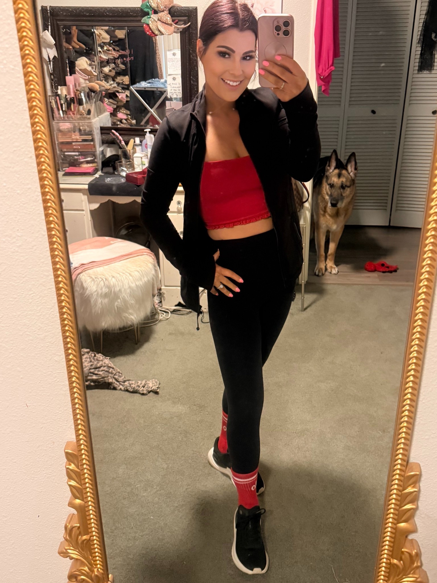 Workout outfit ❤️🖤

#LTKootd #LTKfitnessgoals #LTKActive