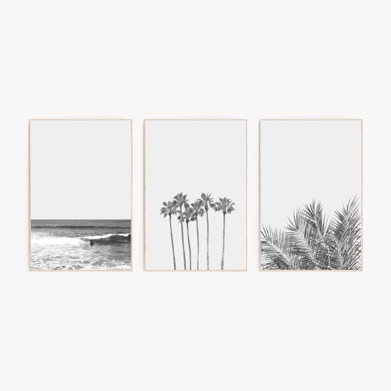 Black and White Prints, Set of 3, Wall Art, Art Prints, Wall Decor, Home Decor, Prints, Wall Art ... | Etsy (US)