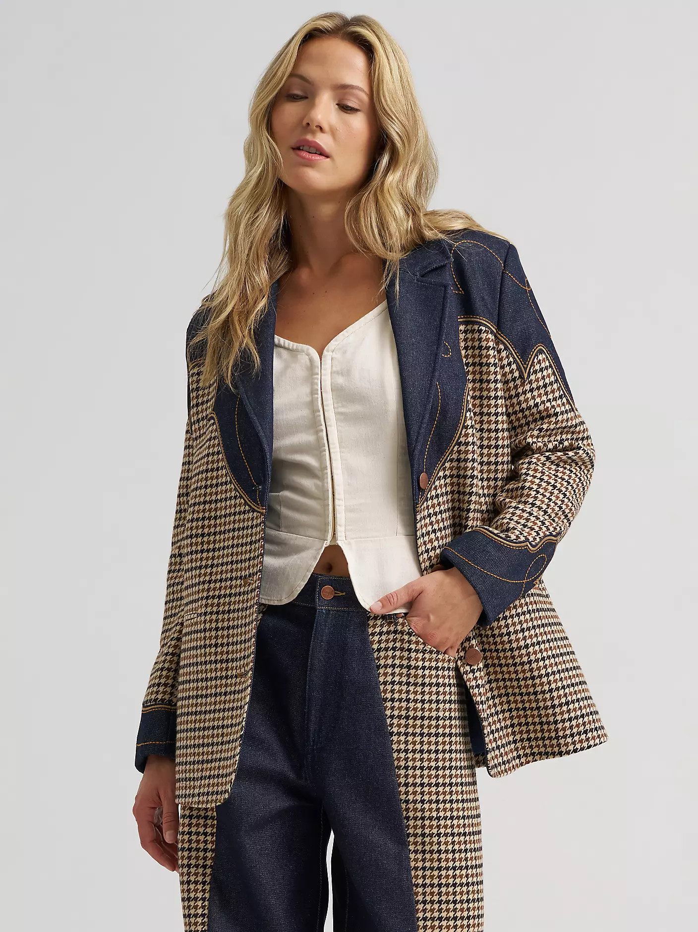 Women's Houndstooth Blazer | Wrangler