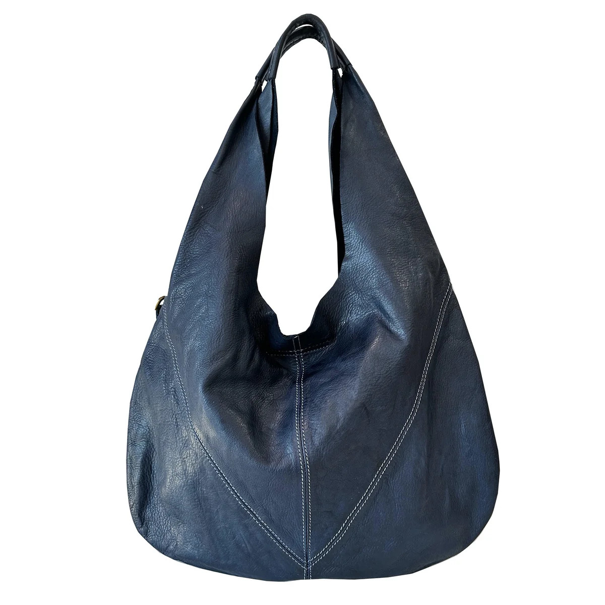Jen Unlined Tote in Navy | Bolsa Nova Handbags