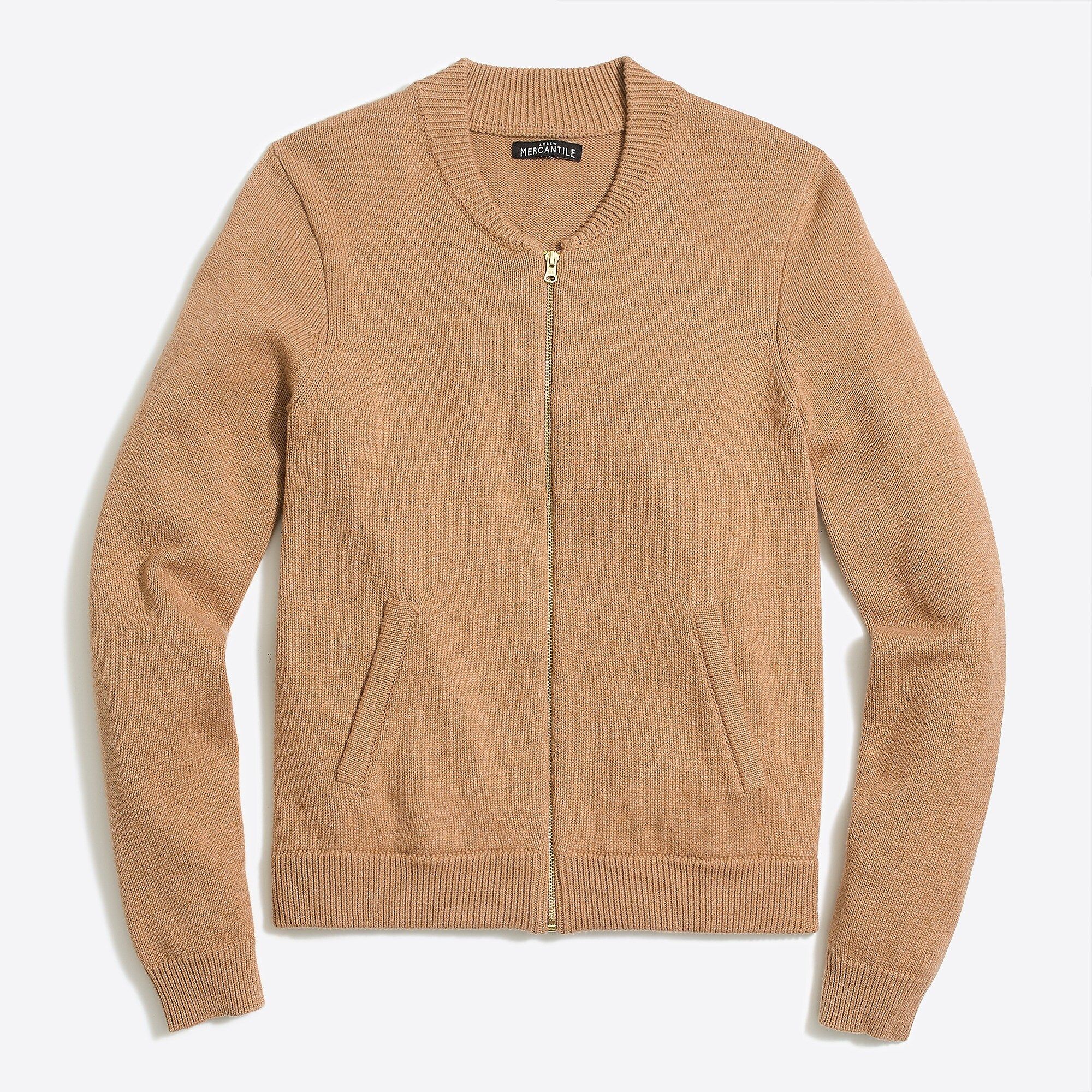 Bomber sweater-jacket | J.Crew Factory