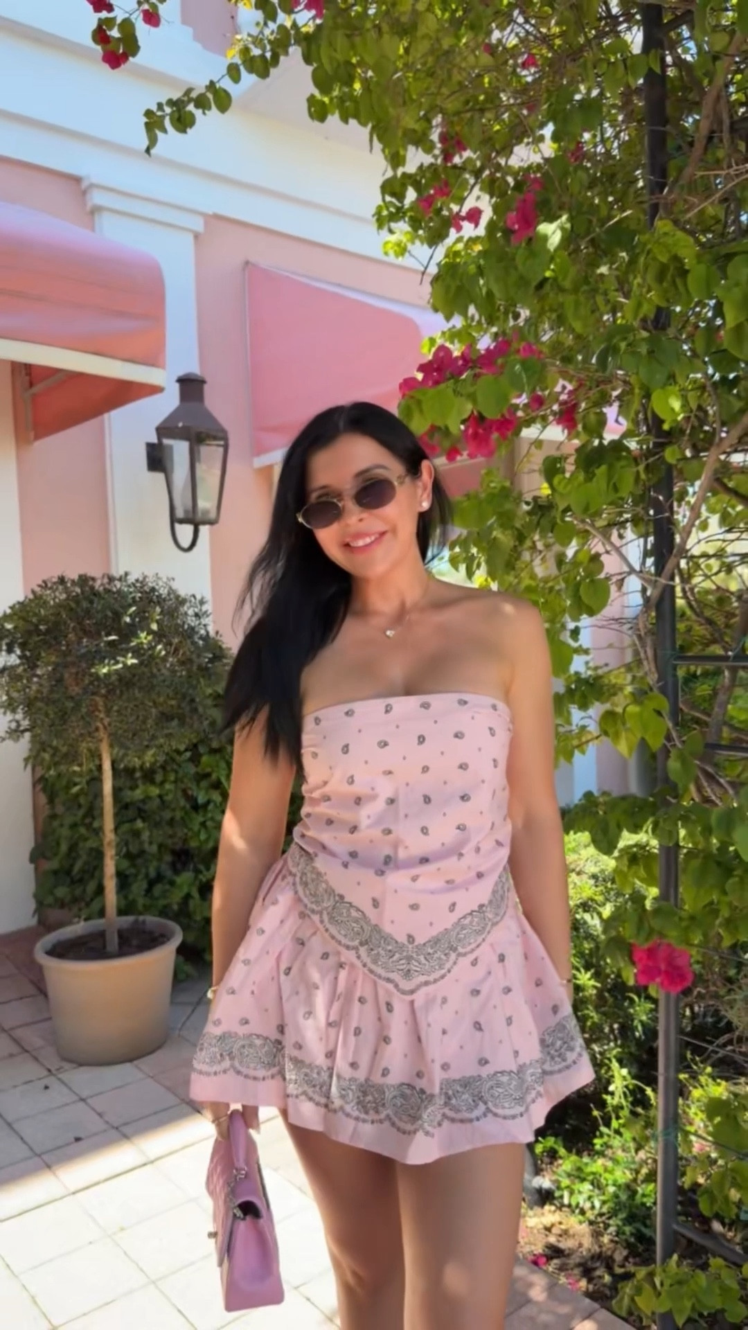 Revolve pink bandana and matching pink skirt outfit 

#LTKootd #LTKFestival #LTKgrwm