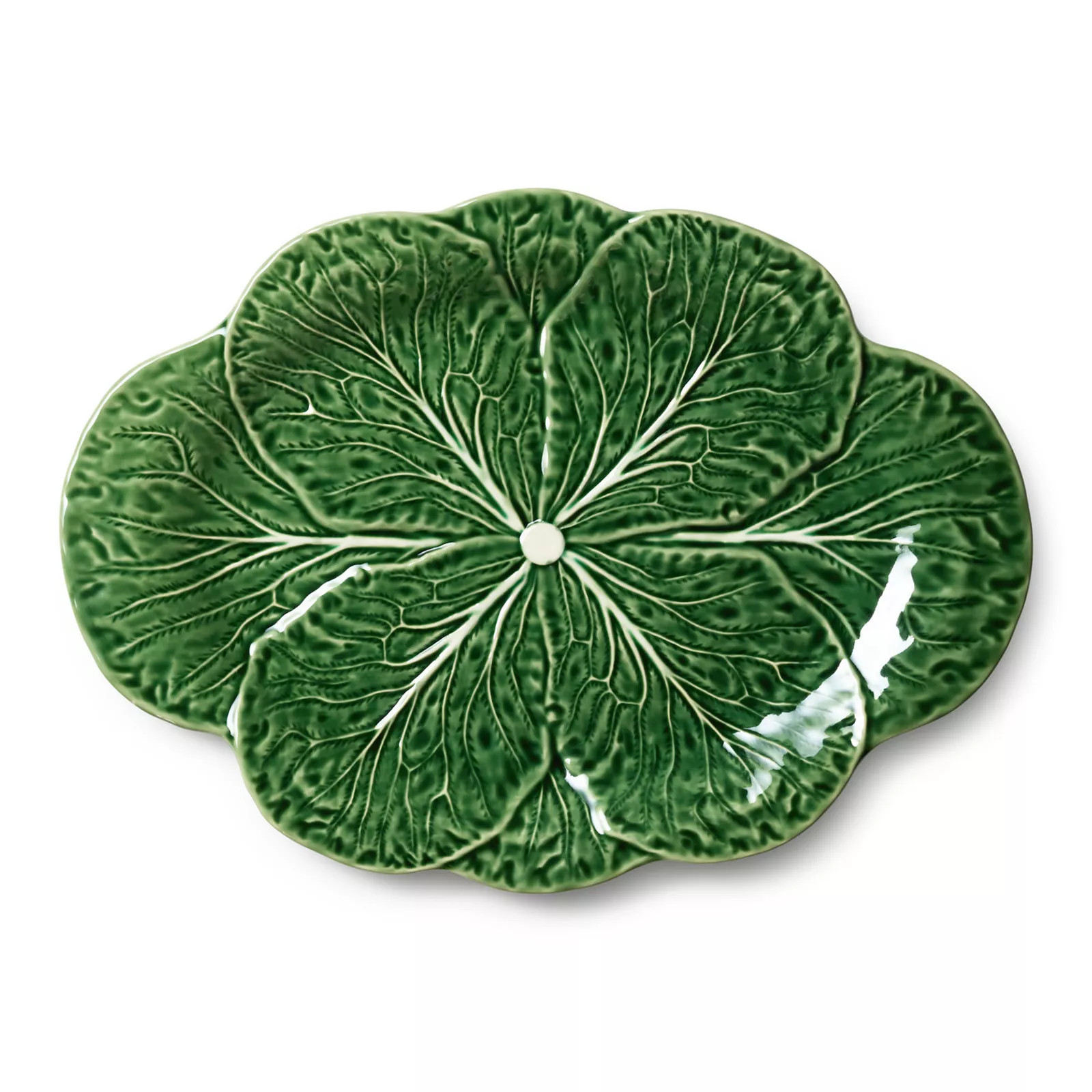 Certified International Le Jardin Cabbage Oval Platter | Kohl's