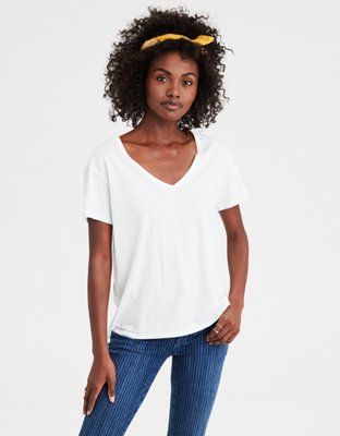 AE V-Neck T-shirt | American Eagle Outfitters (US & CA)