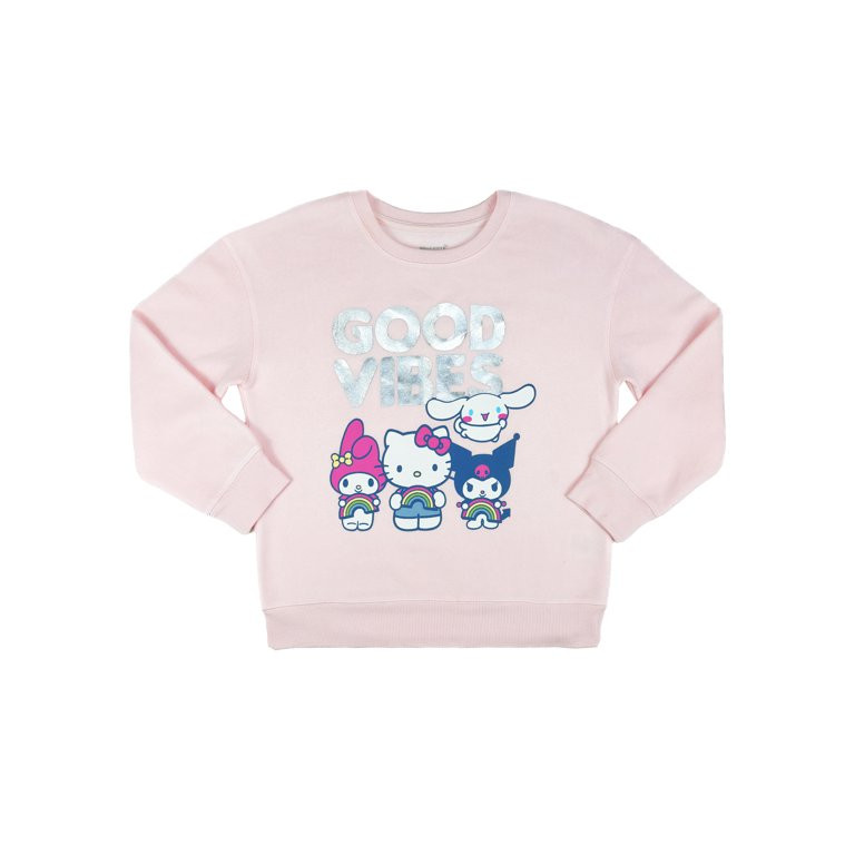 Hello Kitty and Friends Girls Graphic Sweatshirt, Sizes 4-16 | Walmart (US)