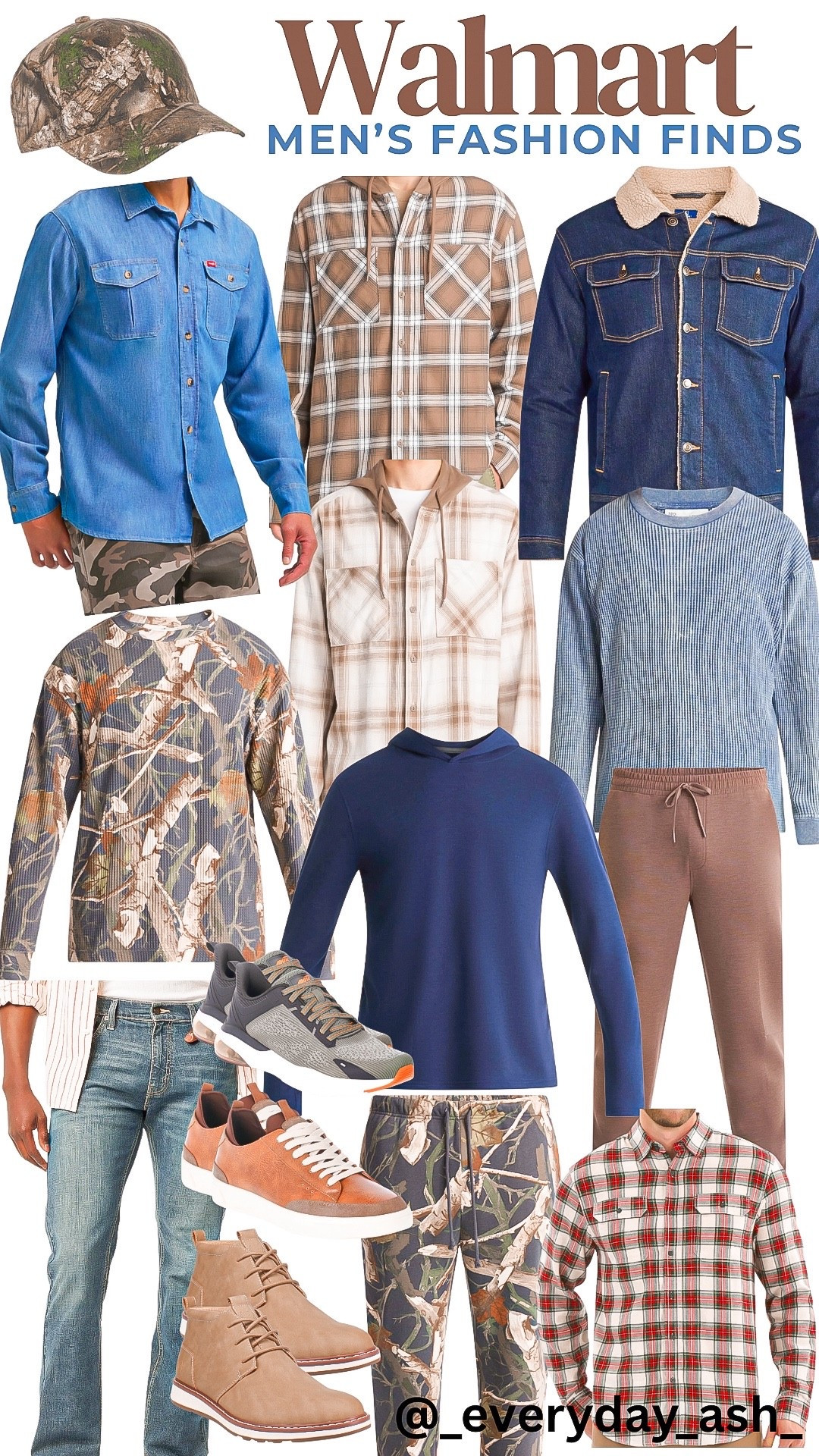 Walmart // men’s fashion 💙

Men’s fashion, Walmart fashion, men’s outfits, camo style, denim jacket, men’s fall shirt, long sleeve shirt, plaid shirt, jogging pants, sweatpants, men’s jeans, men’s shoes , men’s flannel 

#LTKGiftGuide #LTKMens #LTKHoliday