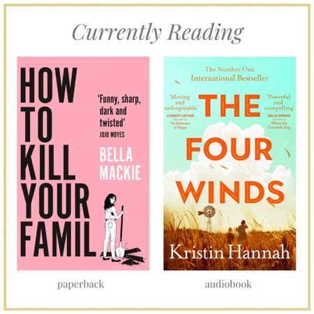 It’s been a while since I’ve done a book update, I’m currently reading a physical copy of  How to Kill Your Family by Bella Mackie and I am listening to The Four Winds by Kristin Hannah!  I’ve also linked three other amazing novels I’ve read this year! 

#books #Goodreads #bookworm 


#LTKunder50
