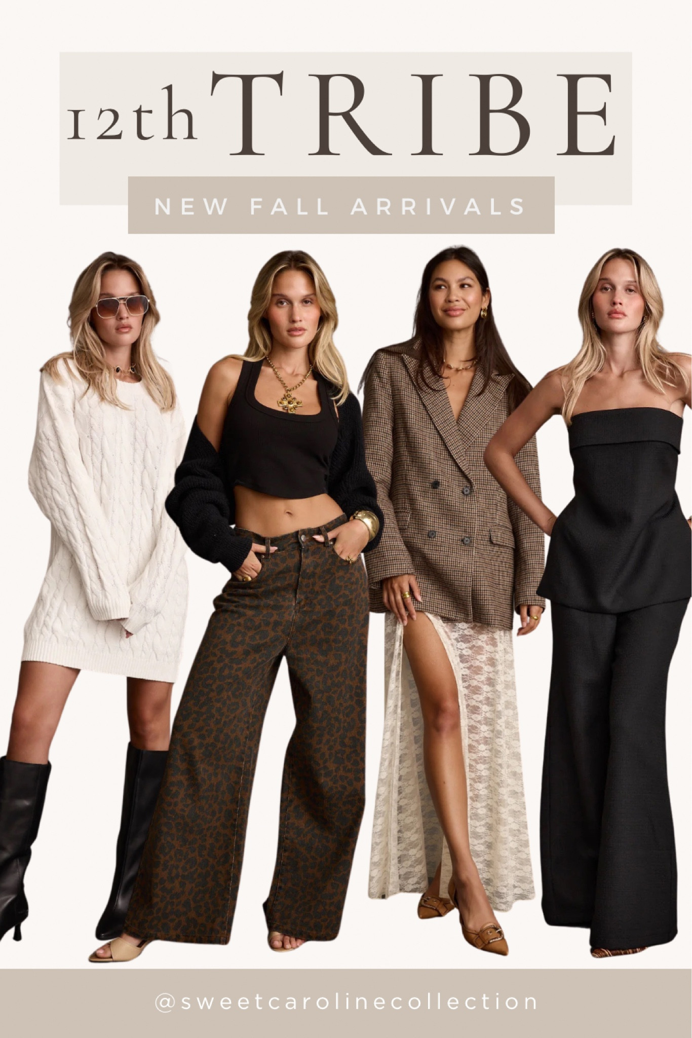 12th TRIBE new fall arrivals 🍂

Leopard print, cheetah print, animal print trend, H&M, dress, mango, silk skirt, leather jacket, heels, trench coat, bag, tote, fall style, workwear, under 150, under 100, trendy, leather pants, knit dress, scarf, Steve Madden, flats, boots, Sam Edelman, Abercrombie and fitch, revolve, belt, princess polly, purse, trench coat, cardigan, blazer, sale, booties, coat, jacket, long coat, sweater, bow clip, boots, bag, hoops, blazer, jacket, pants, jeans, boots, booties, turtleneck, loafers, bag, purse, casual, workwear, style, fashion, new arrivals, fall style, college, back to school, errands outfit, coffee date outfit, shopping outfit, travel outfit, trendy outfit, cargo pants, sneakers, teacher, office outfit, fall fashion, teacher outfit, back to school, college, professional, business looks, winter, spring outfit, workwear, fashion, style, Summer, new arrivals, spring, summer, style, fashion, outfit inspo, workwear, express, trousers, Prada, Dillards, blazer, ring, Marc jacobs, bag, tote, earrings, hoops, Gianni Bini, bodysuit, bag, sunglasses, skirt, pants, trousers, heels, pumps, earrings, Marc fisher, heels, pumps, office outfit, under 200, under 100, under 75, under 50, under 25, blazer, church, white blazer, white pumps, blue bag, brunch, jeans, denim, pants, trousers, heels, pumps, bag, purse, earrings, accessories, jewelry, trendy, style, best seller, blue blazer, white pants, flats, sandals, shoes, shoulder bag, tote bag, spring break, j.crew, mango, dress, knit dress, sweater dress, boots, sweater dress, old navy, target, Anthropologie, teacher, office, best seller, must have, sweet Caroline collection

#LTKworkwear #LTKfindsunder50 

#LTKStyleTip #LTKSeasonal #LTKFindsUnder100