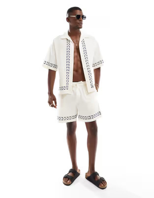 JACK & JONES linen print set | ASOS (Global)