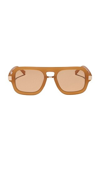 DIFF EYEWEAR X Rachael Kirkonnell Combo Navigator Sunglasses in Orange. | Revolve Clothing (Global)