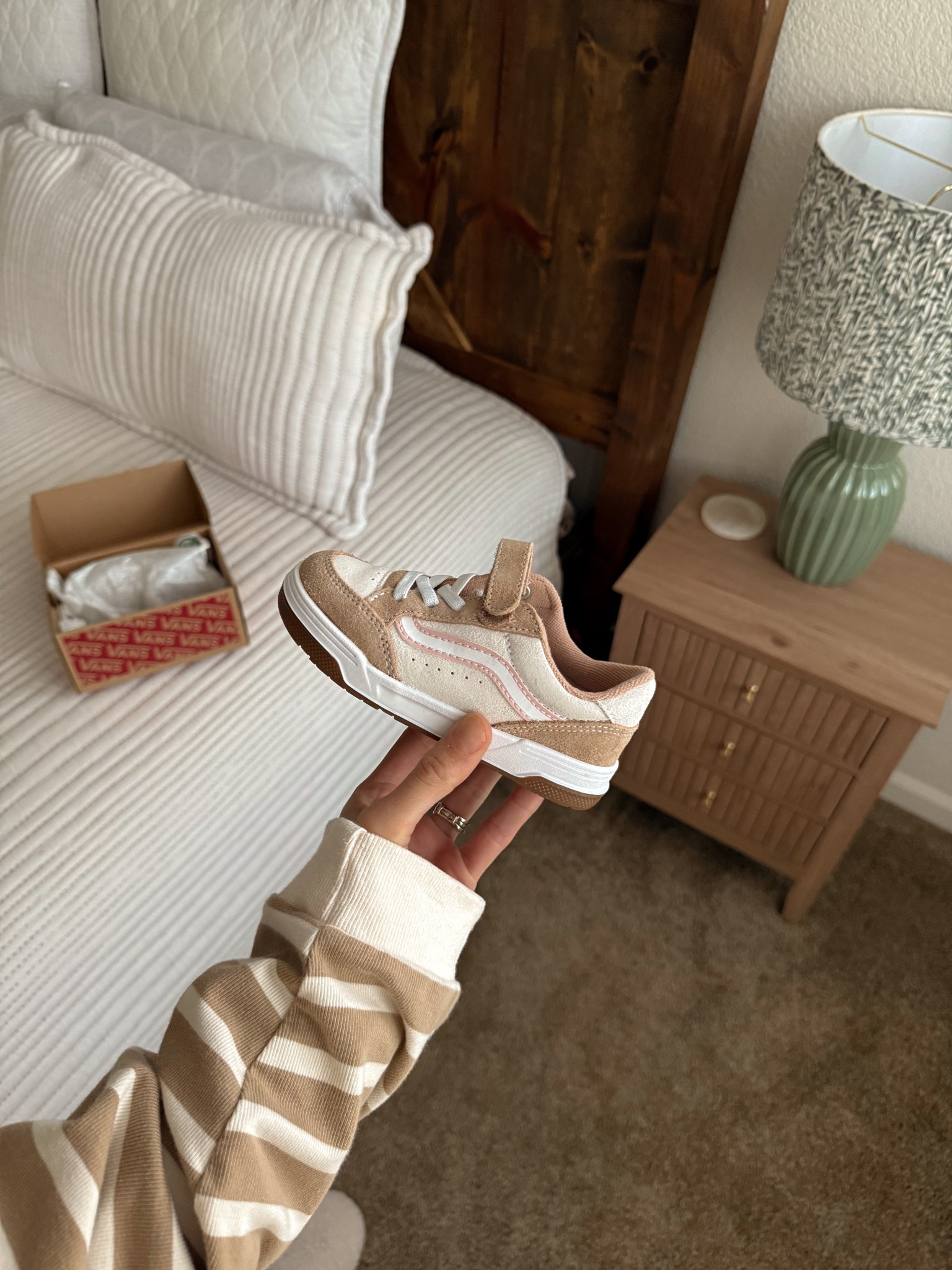 The cutest toddler girl vans on sale for $26! Had to grab for Harper this spring :)